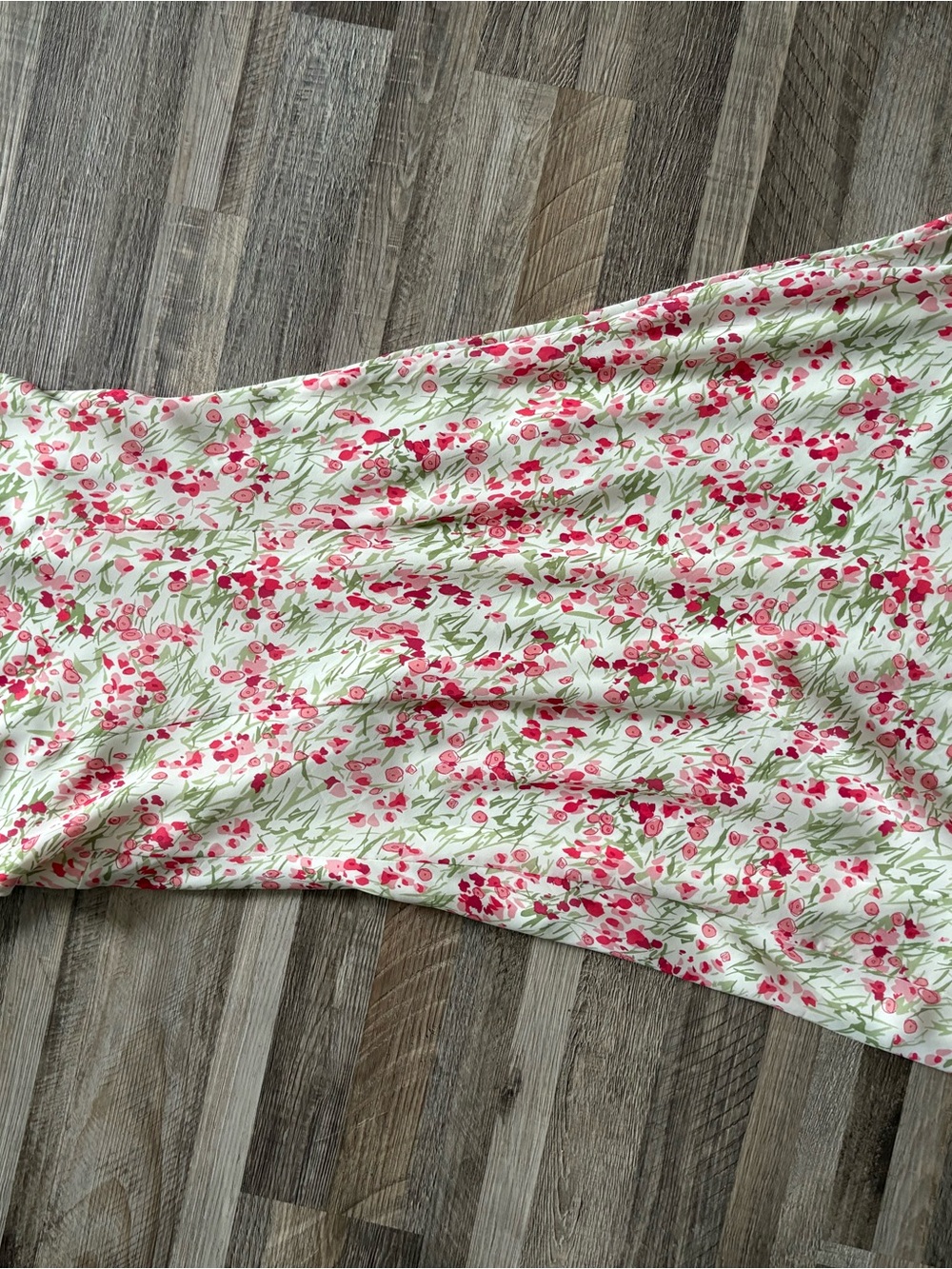 Vintage Nancy Michaels Floral Asymmetrical Dress Small/Medium - Picture 7 of 7